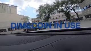 Paying for parking with dimecoin (dime) cryptocurrency. Paying for parking with dimecoin (dime) cryptocurrency.