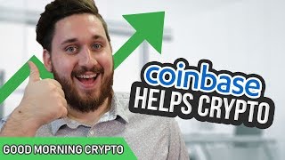 Coinbase helps crypto // cryptocurrency news // crypto market news Coinbase helps crypto // cryptocurrency news // crypto market news