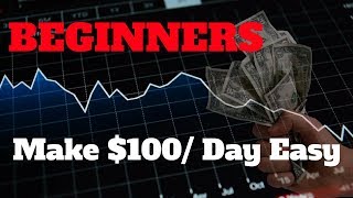 Simple method to make $100 a day trading cryptocurrency as a beginner | tutorial guide Simple method to make $100 a day trading cryptocurrency as a beginner | tutorial guide
