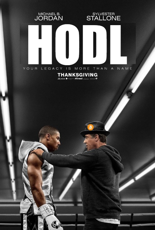 Sly says hodl its our creed. Hodl creed