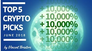 Top 5 cryptocurrency picks for june 2018 Top 5 cryptocurrency picks for june 2018
