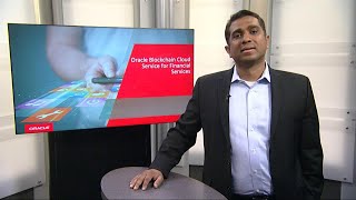 Oracle blockchain service for financial services Oracle blockchain service for financial services