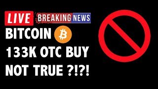 Debunked 133k otc bitcoin (btc) theory! + tether fud! - crypto market analysis & cryptocurrency news Debunked 133k otc bitcoin (btc) theory! + tether fud! - crypto market analysis & cryptocurrency news