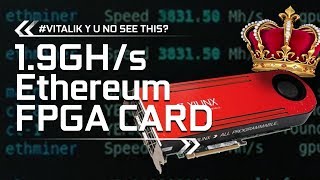 Leaked 1. 9gh/s ethereum mining fpga card (ubimust lure video :d) Leaked 1. 9gh/s ethereum mining fpga card (ubimust lure video :d)