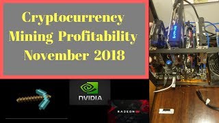 Cryptocurrency mining profitability november 2018 Cryptocurrency mining profitability november 2018