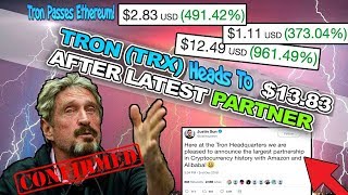 Tron trx passes ethereum!? *legit proof* trx moonshot to $13. 83!? Must see news! Tron trx passes ethereum!? *legit proof* trx moonshot to $13. 83!? Must see news!