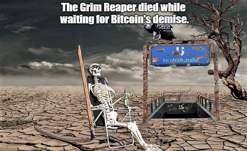 Bitcoin ‘died’ 90 times in 2018 Bitcoin is dead obituary meme