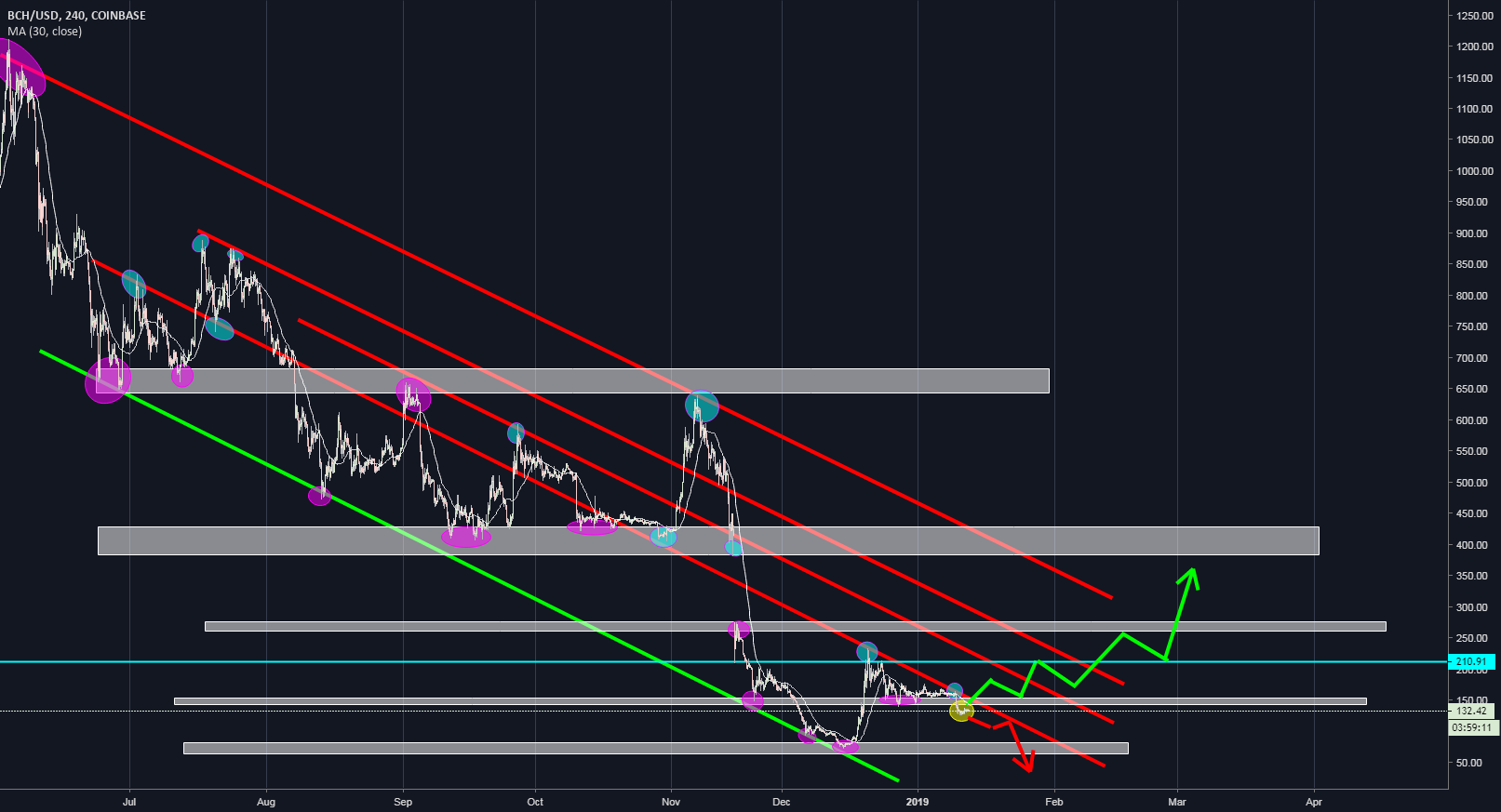 Bitcoin cash analysis for the year for clemente! Bitcoin cash analysis for the year for clemente!