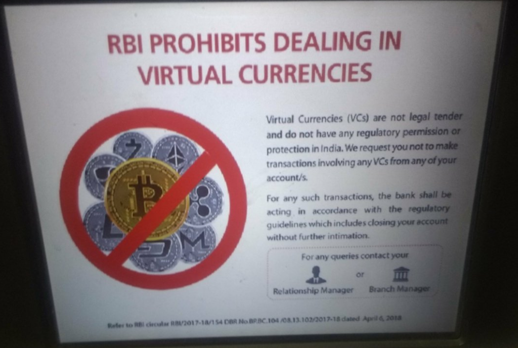 Indian bank forcing customers to agree to anti-cryptocurrency policy Indian bank forcing customers to agree to anti-cryptocurrency policy