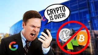 Google says no to cryptocurrency!! Google says no to cryptocurrency!!