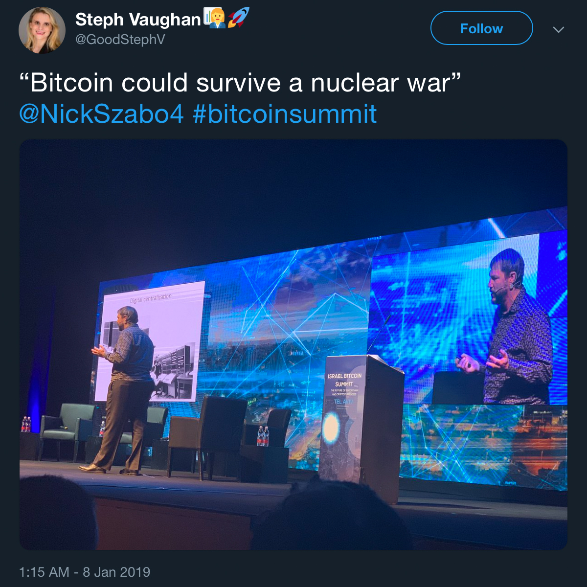 Nick szabo: central banks may turn to cryptocurrency reserves over gold Nick szabo: central banks may turn to cryptocurrency reserves over gold