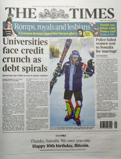 Once cash is gone, btc is society’s best hope for privacy, bitmex ceo warns Times bitmex