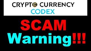 Cryptocurrency codex review: 'cryptocurrency institute' scam exposed (alert) Cryptocurrency codex review: 'cryptocurrency institute' scam exposed (alert)