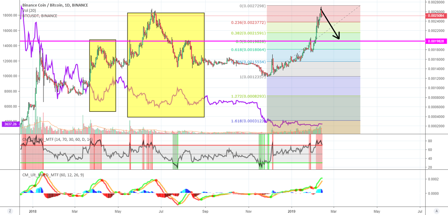 Could bnb retracement initiate bitcoin bull run? Could bnb retracement initiate bitcoin bull run?
