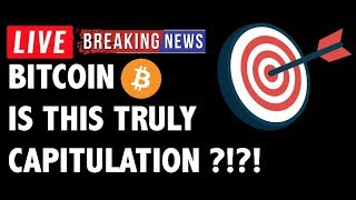 Is this truly capitulation for ₿itcoin (btc)?! - crypto market analysis & cryptocurrency news Is this truly capitulation for ₿itcoin (btc)?! - crypto market analysis & cryptocurrency news