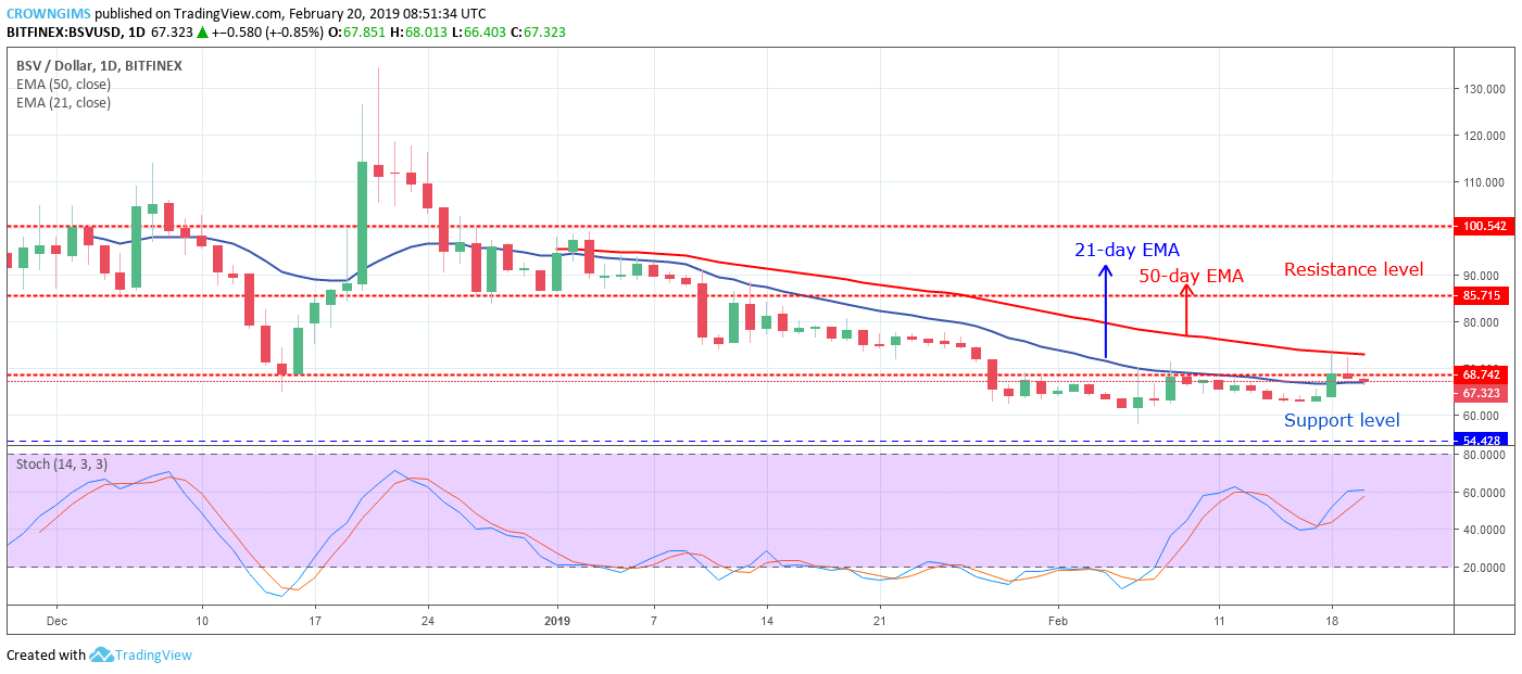 Bitcoin sv price analysis: bsv/usd trends of february 20–26, 2019