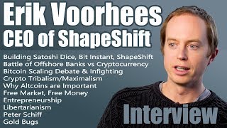 Erik voorhees talks about ₿itcoin, altcoins, gold, money, business, freedom. Interviewed by ashe oro Erik voorhees talks about ₿itcoin, altcoins, gold, money, business, freedom. Interviewed by ashe oro