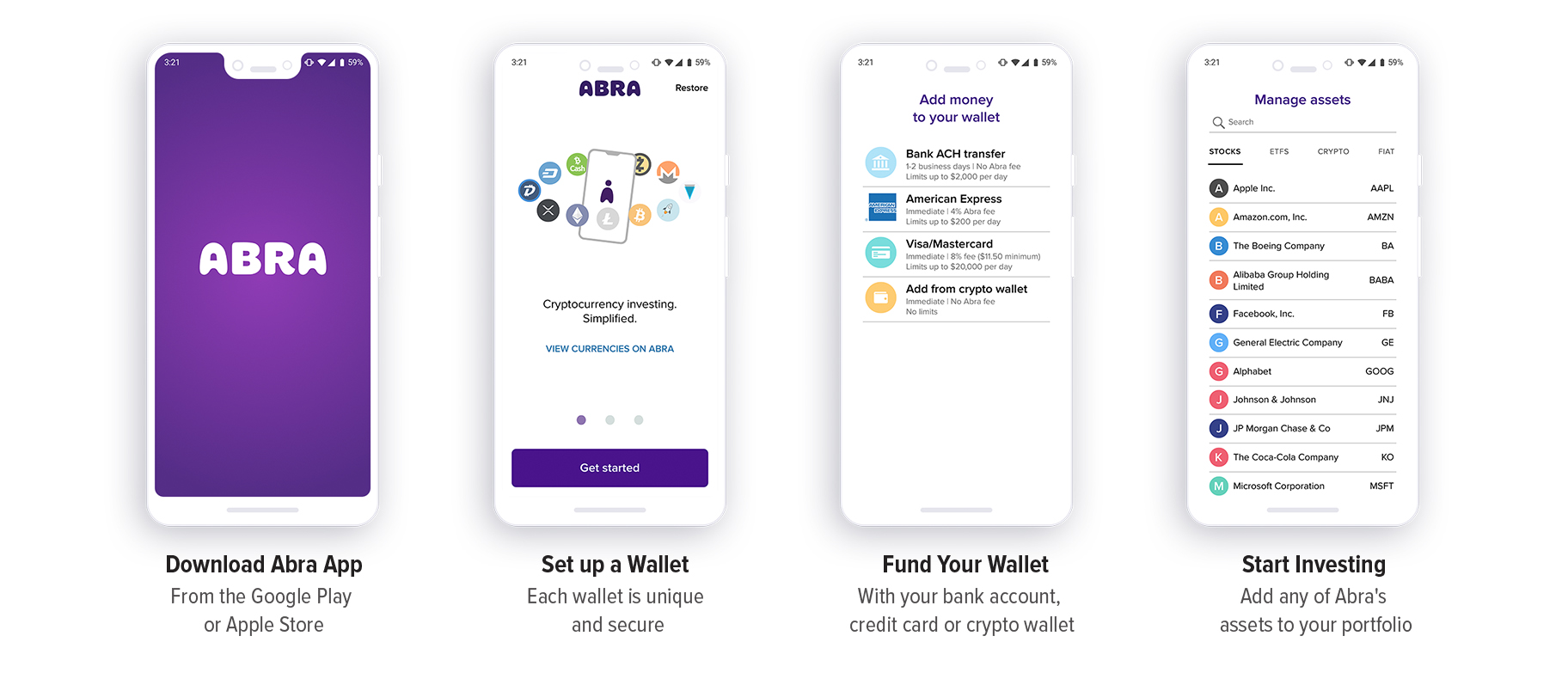 Abra’s non-custodial ₿itcoin backed global investment app is a world first Abra_howitworks