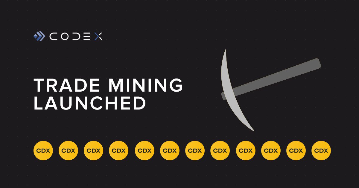 Discover trade mining on the codex exchange Discover trade mining on the codex exchange