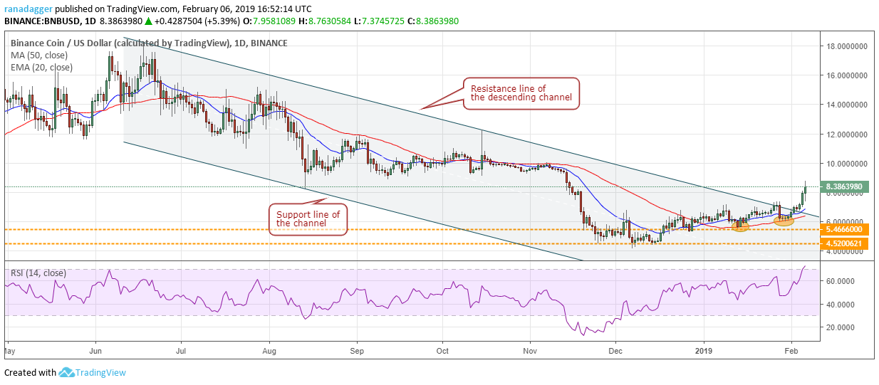 Bnb/usd Bitcoin, ripple, ethereum, eos, ₿itcoin cash, litecoin, tron, stellar, binance coin, ₿itcoin sv: price analysis, feb. 6