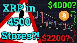 Ripple xrp in 4500 stores?! Where will bitcoin go?! Btc/cryptocurrency trading analysis + news Ripple xrp in 4500 stores?! Where will bitcoin go?! Btc/cryptocurrency trading analysis + news