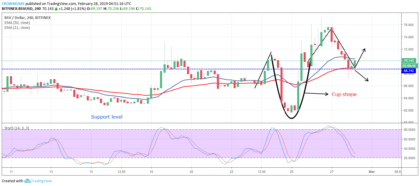 Bitcoin sv price analysis: bitcoin sv/usd trends of february 28–march 06, 2019