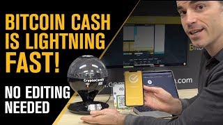 Roger ver shows how fast bitcoin cash really is! Roger ver shows how fast bitcoin cash really is!