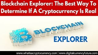 Blockchain explorer | how to determine if a cryptocurrency is real Blockchain explorer | how to determine if a cryptocurrency is real
