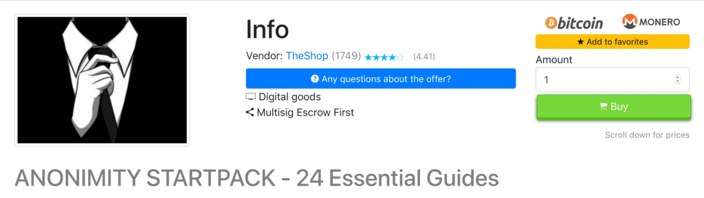 A select goods you can purchase on the darknet with cryptocurrency A select goods you can purchase on the darknet with cryptocurrency