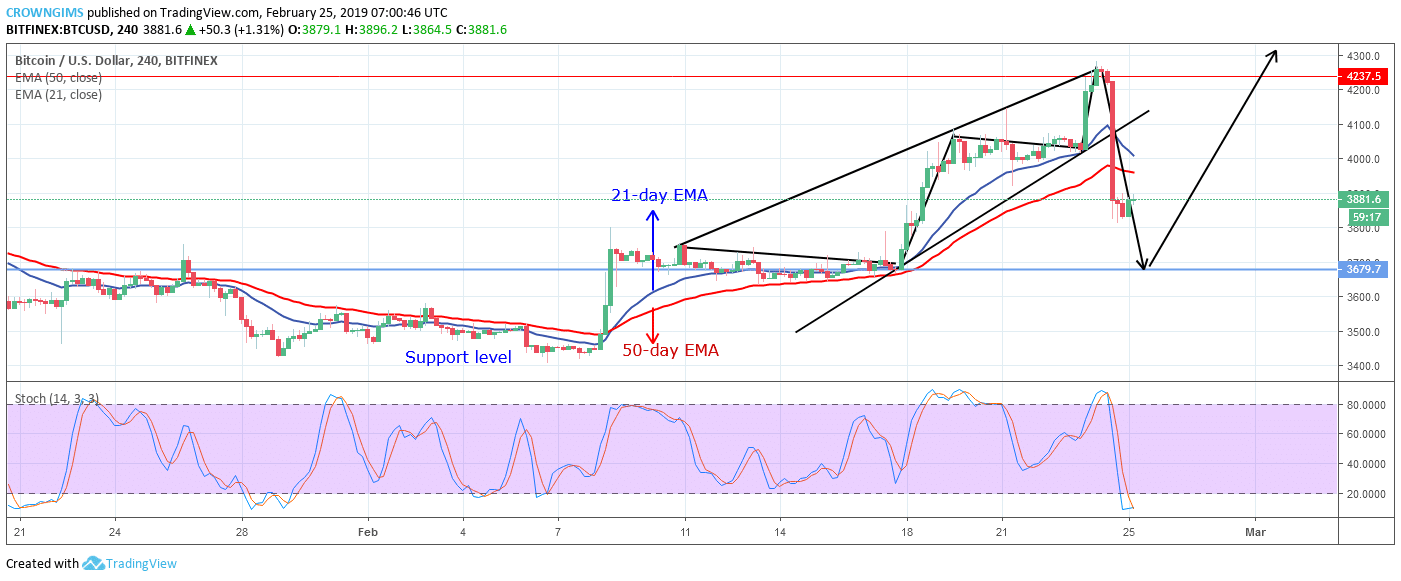Bitcoin price analysis: btc/usd trends of february 25–march 03, 2019