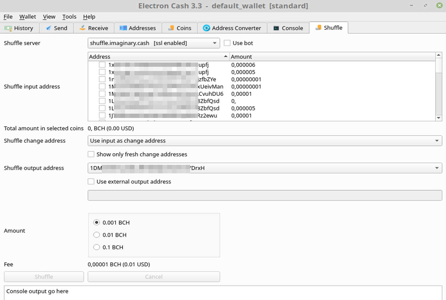 Cashshuffle participants mix $20k of bitcoin cash in one transaction Cashshuffle participants mix $20k of bitcoin cash in one transaction