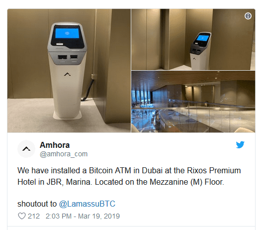 Dubai gets its first atm; users can acquire btc using any fiat currency | Dubai gets its first atm; users can acquire btc using any fiat currency |