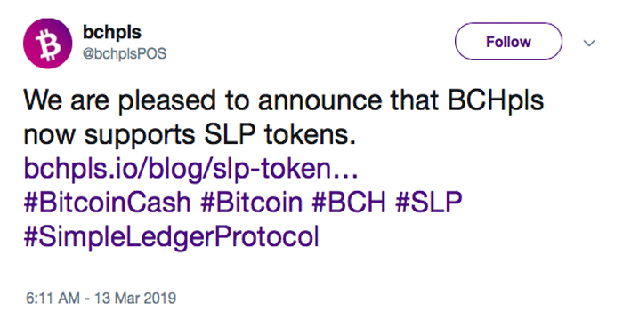 Bchpls. Io platform and a telegram tip bot now support slp tokens Bchpls. Io platform and a telegram tip bot now support slp tokens