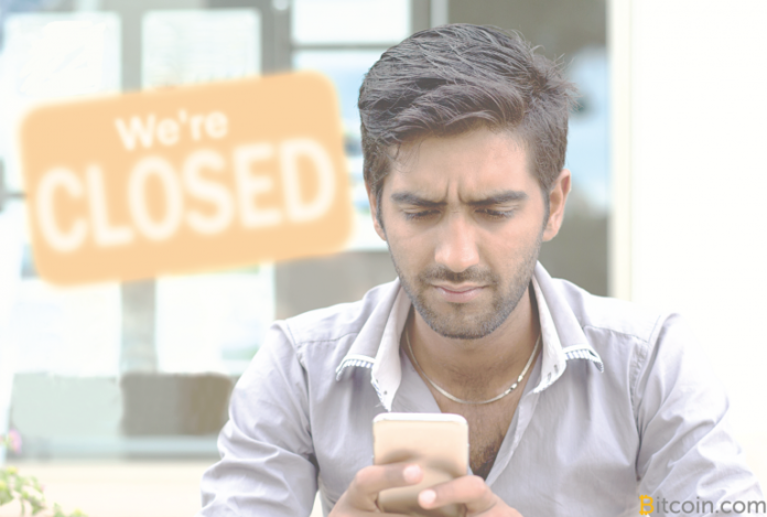 Weareclosed-768x517. Png Indian supreme court takes too long on crypto case – another exchange shuts down