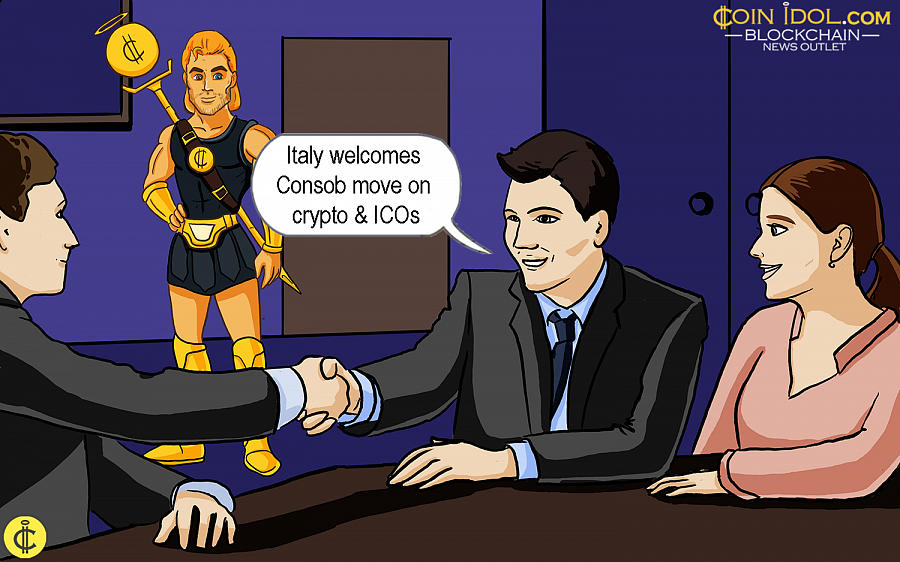 Italy welcomes consob move on crypto & icos Italy welcomes consob move on crypto & icos