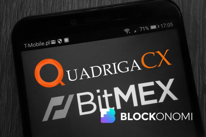 Quadrigacx-bitmex. Jpg Mysterious quadrigacx co-founder was once a bitmex bitcoin whale