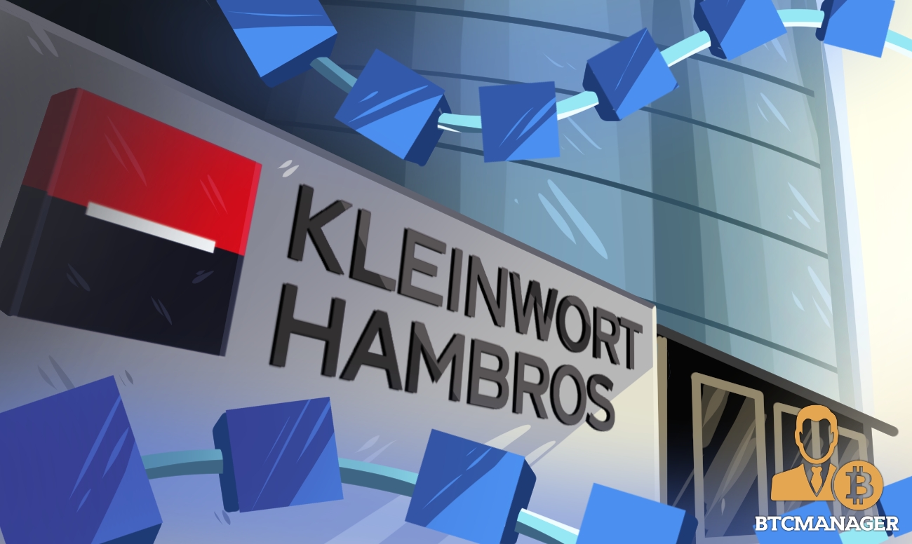 Kleinwort hambros unveils dlt exchange traded note Kleinwort hambros unveils dlt exchange traded note