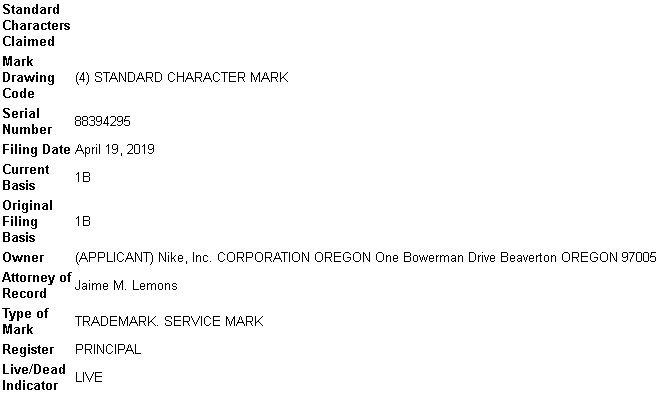 Nike quietly patents the term “cryptokicks” Nike cryptokicks patent details