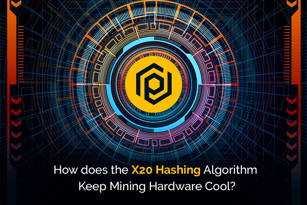 How does the x20 hashing algorithm keep mining hardware cool? How does the x20 hashing algorithm keep mining hardware cool?