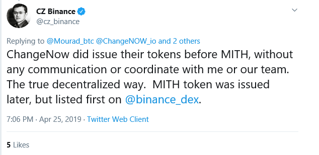Binance chain launch sees developers and entrepreneurs reconsidering ethereum Binance chain launch sees developers and entrepreneurs reconsidering ethereum