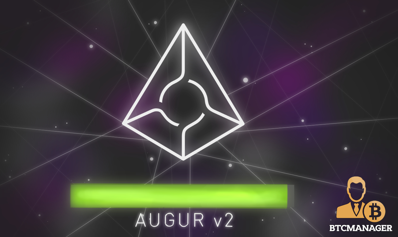 Augur (rep) protocol incorporates new features via v2 upgrade Augur (rep) protocol incorporates new features via v2 upgrade