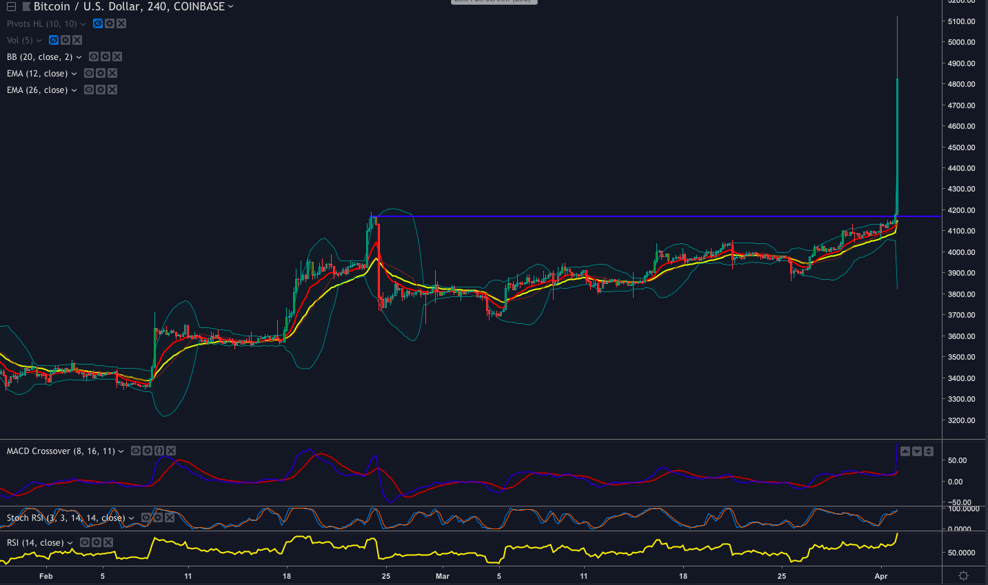 Bitcoin price skyrockets to $5,000: end of bear market in sight? Bitcoin price skyrockets to $5,000: end of bear market in sight?