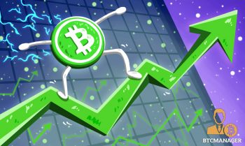 Bitcoin cash transactions are up four fold in 2019 Bitcoin cash surfing a green arrow to the moon