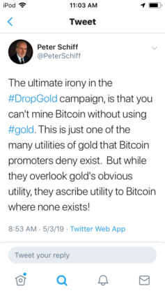 Peter schiff admits bitcoin has ‘some appeal’ but won’t replace gold Peter schiff admits bitcoin has ‘some appeal’ but won’t replace gold