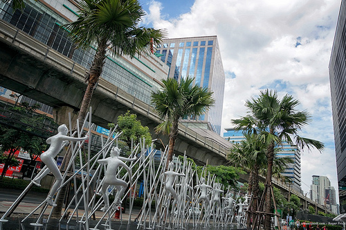 These are new (and quite funny) outside the new holiday inn on sukhumvit... Tags