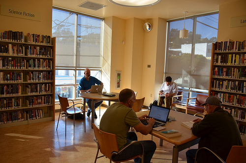 Science fiction section of glen park library where ross ulbricht aka dread pirate robert arrested allegedly for running the silk road website Tags