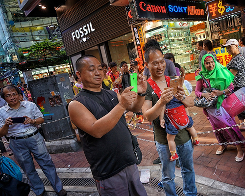 Obviously, the presence of the girls had brought the boyz out in force with their cameras! Tags