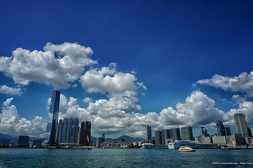 Icc and kowloon - how come hk is sooooo clear these days? Tags