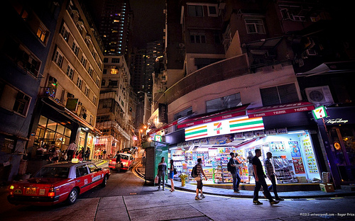 Still early - not too busy yet at soho corner Tags