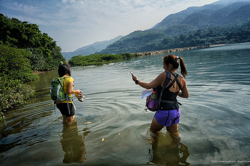 Yes - we did get our feet wet with this one! Tags